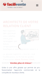 Mobile Screenshot of facilivente.fr
