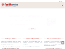 Tablet Screenshot of facilivente.fr